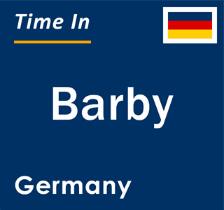Current local time in Barby, Germany