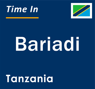 Current local time in Bariadi, Tanzania
