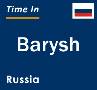 Current local time in Barysh, Russia