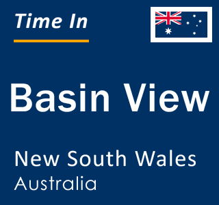 Current local time in Basin View, New South Wales, Australia