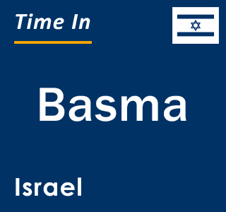 Current local time in Basma, Israel