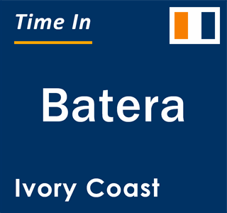 Current local time in Batera, Ivory Coast