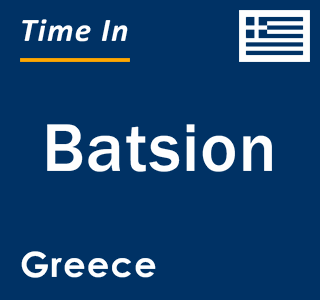 Current local time in Batsion, Greece