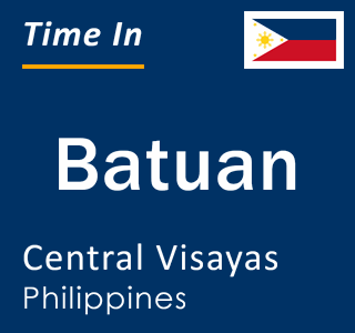 Current local time in Batuan, Central Visayas, Philippines