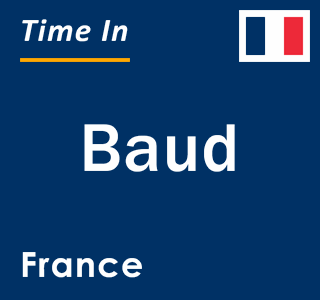 Current local time in Baud, France