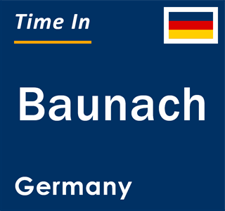 Current local time in Baunach, Germany
