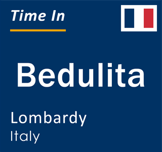 Current local time in Bedulita, Lombardy, Italy