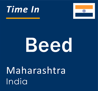 Current Local Time in Beed, Maharashtra, India