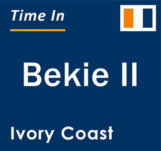 Current local time in Bekie II, Ivory Coast