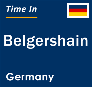 Current local time in Belgershain, Germany