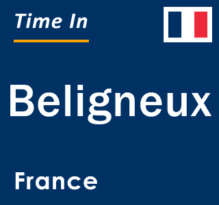 Current local time in Beligneux, France