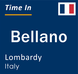 Current local time in Bellano, Lombardy, Italy