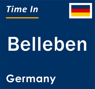 Current local time in Belleben, Germany