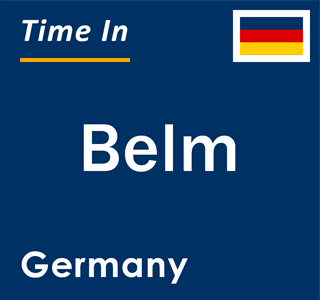 Current local time in Belm, Germany