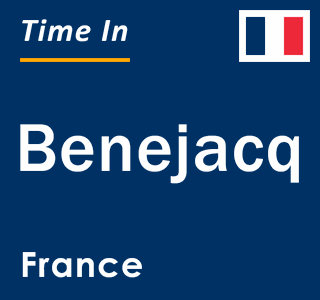 Current local time in Benejacq, France