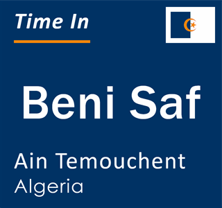 Current local time in Beni Saf, Ain Temouchent, Algeria