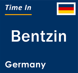 Current local time in Bentzin, Germany