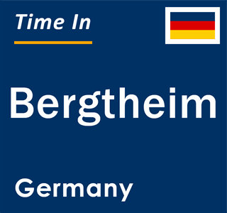 Current local time in Bergtheim, Germany