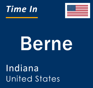 Current local time in Berne, Indiana, United States