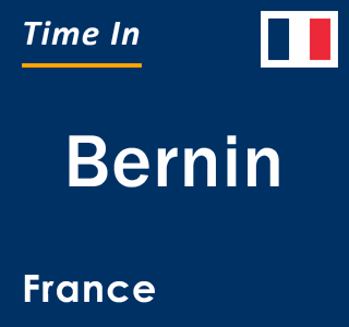 Current local time in Bernin, France