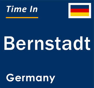Current local time in Bernstadt, Germany