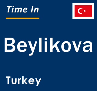 Current local time in Beylikova, Turkey