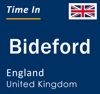 Current local time in Bideford, England, United Kingdom