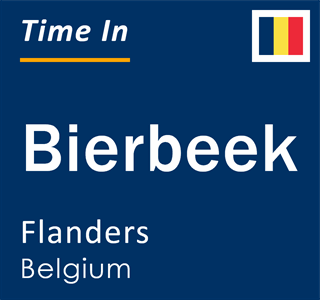 Current local time in Bierbeek, Flanders, Belgium