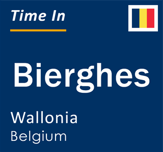 Current local time in Bierghes, Wallonia, Belgium