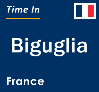 Current local time in Biguglia, France