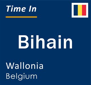 Current local time in Bihain, Wallonia, Belgium