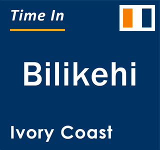 Current local time in Bilikehi, Ivory Coast