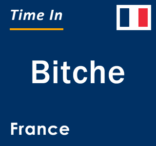 Current local time in Bitche, France