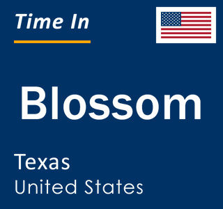 Current local time in Blossom, Texas, United States