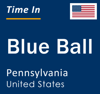 Current local time in Blue Ball, Pennsylvania, United States