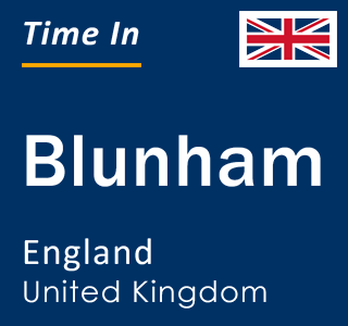 Current local time in Blunham, England, United Kingdom