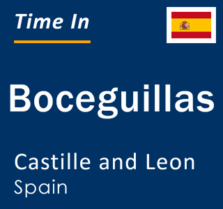 Current local time in Boceguillas, Castille and Leon, Spain