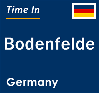 Current local time in Bodenfelde, Germany