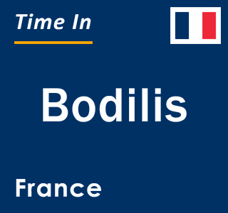 Current local time in Bodilis, France
