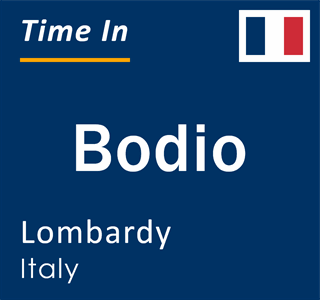 Current local time in Bodio, Lombardy, Italy