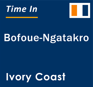 Current local time in Bofoue-Ngatakro, Ivory Coast