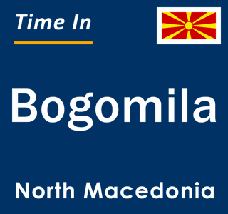 Current local time in Bogomila, North Macedonia