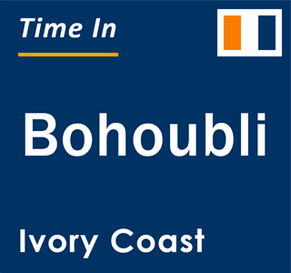 Current local time in Bohoubli, Ivory Coast