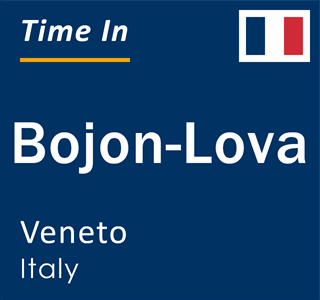 Current local time in Bojon-Lova, Veneto, Italy