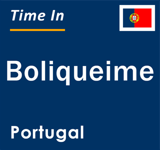 Current local time in Boliqueime, Portugal