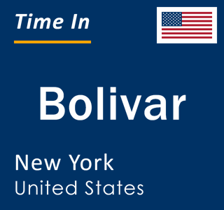 Current local time in Bolivar, New York, United States