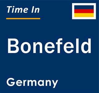 Current local time in Bonefeld, Germany