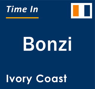 Current local time in Bonzi, Ivory Coast