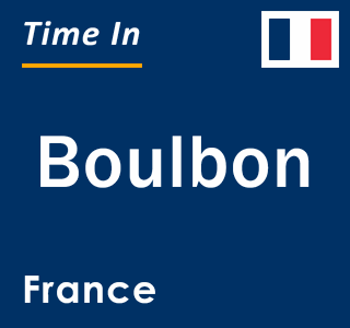 Current local time in Boulbon, France