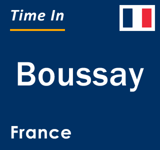 Current local time in Boussay, France